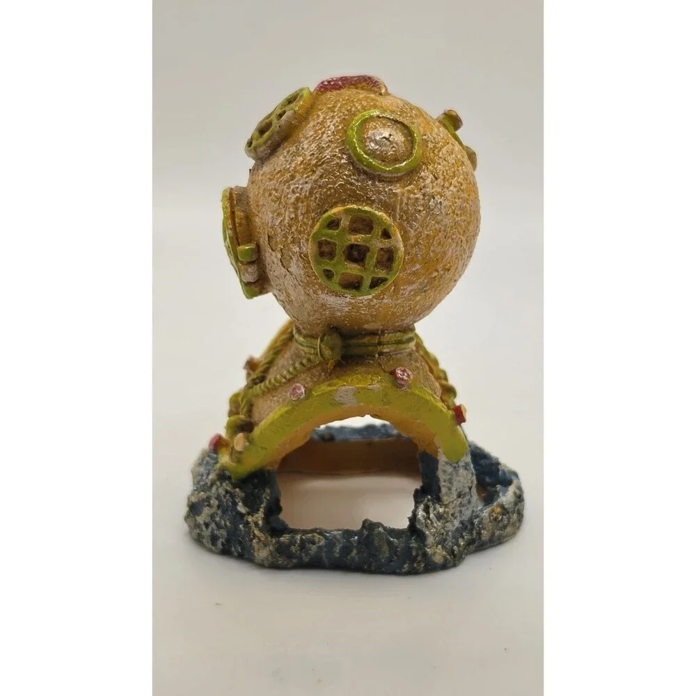 Aquarium Figure Lot Scuba Santa Frankenstein Castle Diver Helmet Duck